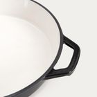 Homla, Andreas, patelnia żeliwna, beżowo-czarna, 26 cm