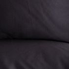 Homla, Bamsa, zestaw dwóch poszewek, z satyny bambusowej, czarny, 70-80 cm