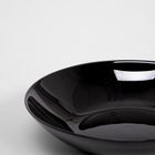 Homla, Capri, zestaw obiadowy, czarny, 18 elementów