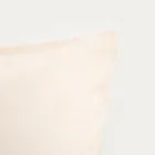 Homla, Delia, pościel, z pranej bawełny beżowa z przeszyciami, 160-200 cm