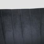 Homla, Eloya, fotel, biało-czarne pasy, 71-75,5-86 cm