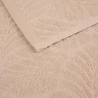 Homla, Estrella, zestaw ręczników, bawełnianych beżowych w liście, 30-50 cm