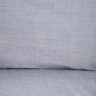 Homla, Gossy, zestaw dwóch poszewek, bawełnianych z barwionych nici niebieskich, 70-80 cm, 2 szt.