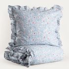 Homla, Julia, pościel bawełniana, z falbanką, 160-200 cm