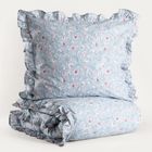 Homla, Julia, pościel bawełniana, z falbanką, 200-220 cm