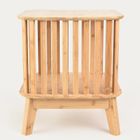 Homla, Lemn, szafka nocna, bambusowa, 40-40-45 cm