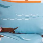 Homla, Longo, pościel, z mikrofibry w jamniki, 140-200 cm