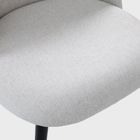 Homla, Ludi, krzesło, beżowe, 50-53-85 cm