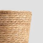 Homla, Lumbo, osłonka na doniczkę, pleciona naturalna, 23-19 cm