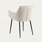 Homla, Lunar, krzesło, w tkaninie beżowe, 56-56-82,5 cm