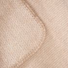 Homla, Mallow, koc, gruby beżowy z dekoracyjną teksturą, 150-200 cm