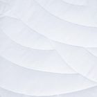 Homla, Marey, narzuta, błękitna z pikowaniem fala, 200-220 cm