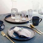 Homla, Martello, sztućce z młotkowaną rączką, złote, 24 szt.