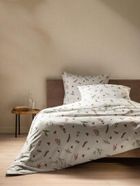 Homla, Natale, pościel, oliwkowa w świąteczny nadruk, 200-220 cm