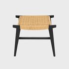 Homla, Novum, taboret, czarny, 52-34-42 cm