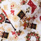 Homla, Nutcracker B2, pościel, biała w nadruk, 200-220 cm