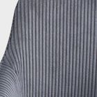 Homla, Pema, krzesło sztruksowe, ciemnoszare, 56-60-82 cm