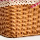 Homla, Perlotte, kosz, zakupowy w kratkę, 38-26 cm