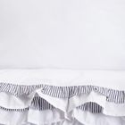 Homla, Tessia, pościel, bawełniana z podwjną falbanką, 200-220 cm