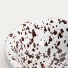 Homla, Wilora, miska, nakrapiana brązowa, 18-7 cm