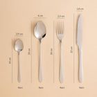 Homla,lugano, zestaw sztućców, srebrnych, 24 szt.