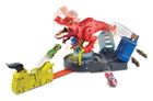 Hot Wheels, Atak T-Rexa, zestaw z autem