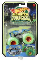 Hot Wheels, Monster Trucks, auto świecące w ciemności, skala 1:64, 1 szt.