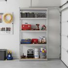 Humberg, regał magazynowy, metalowy, srebrny, 183-90-40 cm, HR-853