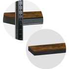 Humberg, regał metalowy magazynowy, czarny, 180-90-40 cm