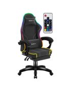 Huzaro, Force, 3.7, fotel gamingowy, RGB, Black