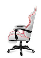Huzaro, Force 4.7, fotel gamingowy, RGB, White