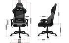 Huzaro, Force 6.2, fotel gamingowy, Grey Mesh