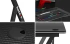 Huzaro, Hero 1.4, biurko gamingowe, Black, 100 cm