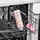 ION8, Pieski, bidon stalowy z ustnikiem, różowy, 600 ml