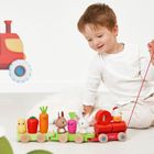 Janod, Farma, pociąg z klockami i figurkami do ciągnięcia