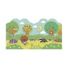 Janod, Las, książeczka do wyklejania, z naklejkami