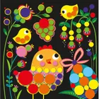 Janod, My Arts & Crafts, zestaw kreatywny, okrągłe naklejki