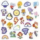 Janod, naklejki, emocje, 100 szt.