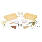 Janod, Shiny Grandma, drewniana kuchnia z 19 akcesoriami