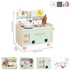 Janod, Shiny Grandma, drewniana kuchnia z 9 akcesoriami