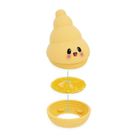 Janod, silikonowa muszelka, zabawka do robienia piany, zabawka do kąpieli