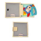Jolly Designs. Rakieta. Książeczka sensoryczno-manipulacyjna