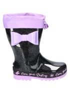 Kalosze dziewczęce, czarne, American Club