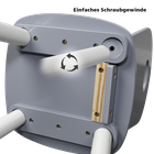 Kesper, stolik dziecięcy z dwoma krzesełkami