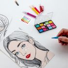 Kidea, Kolorowanka, Plansze Make-up, 5 obrazków