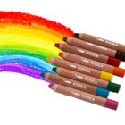 Kidea, Kredki Super Jumbo, 8 kolorów, zestaw z temperówką