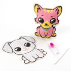 Kidea, Magiczne zwierzaki 3D malowane wodą, zestaw kreatywny