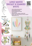 Kidea, Mistyczny łapacz marzeń, świecący w ciemności, zestaw kreatywny