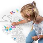 Kidea, Motyl, fantazyjne skrzydła, zestaw do kolorowania