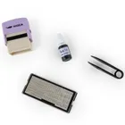 Kideaa, stempel do tkanin z literkami